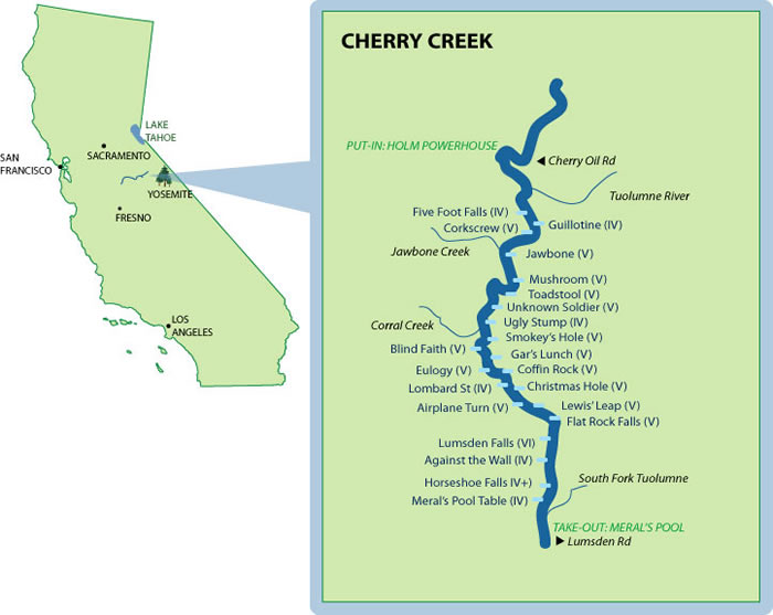 Cherry Creek River Map